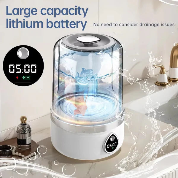 CleanMate Go™ Mini Wireless Portable Washing Machine