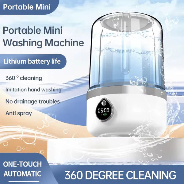 CleanMate Go™ Mini Wireless Portable Washing Machine